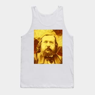 Theophile Gautier Golden Portrait | Theophile Gautier Artwork 9 Tank Top